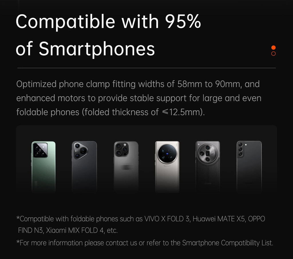 Hohem iSteady  M6 3-Axis Handheld Stabilizer hohem m7 Gimbal for Smartphone w Magnetic Fill Light Face Tracking pk weebill m7