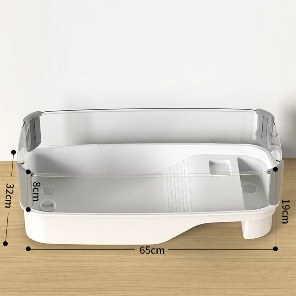 Turtle Tank Aquarium Terrapin Terrarium Turtle Habitat Full View Visually Tortoise Aquarium Habitat With Multi-Function Sun Deck