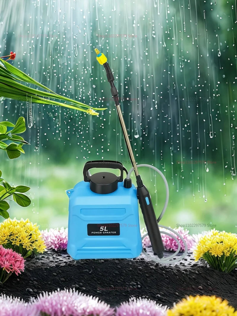 5L High Pressure Backpack Sprayer Electric Disinfection Pesticide Pump for Agriculture Lawn Garden Spray Ulv Ulv Spray