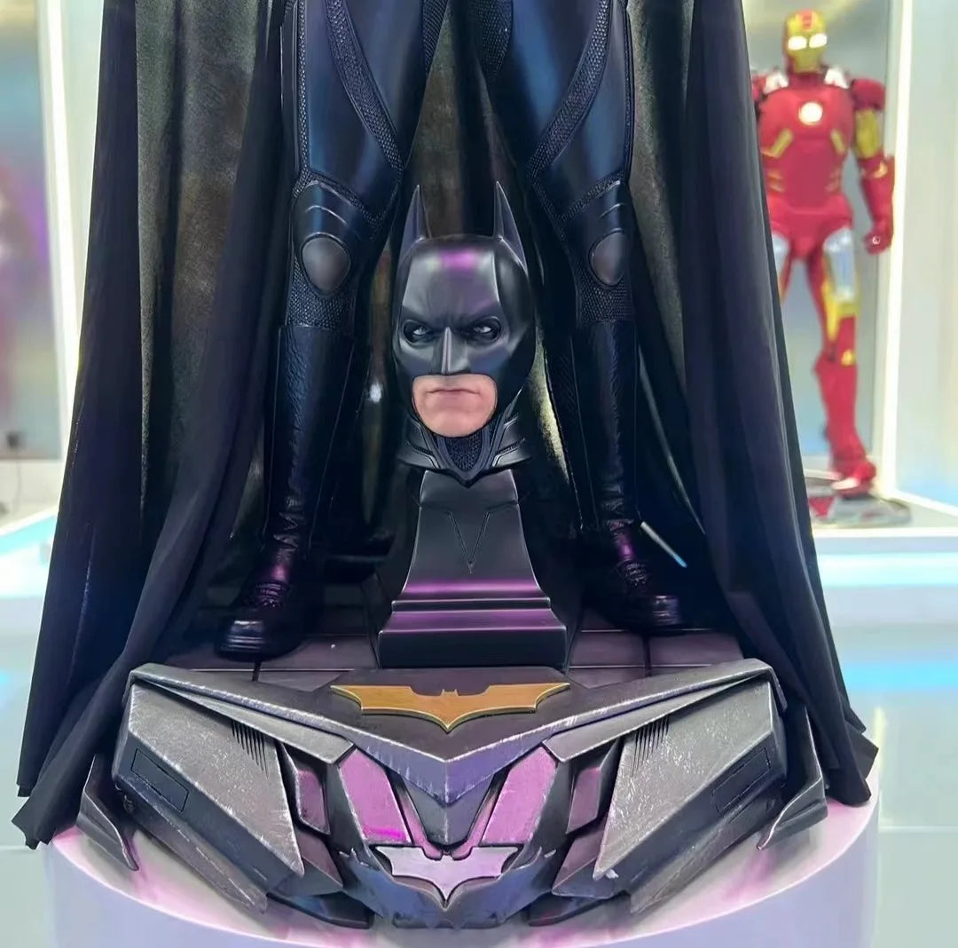 68cm Oversized Dark Knight Batman 1/3 Bell Edition Batman Statue Model Handmade Collection Gift Living Room High-Grade Ornaments