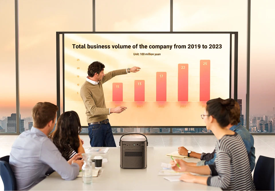 BYINTEK U80 Max Projector 3D 4K Cinema  Android 11.0 WiFi Mini Portable 1080P Home Theater Video DLP Projector with Battery