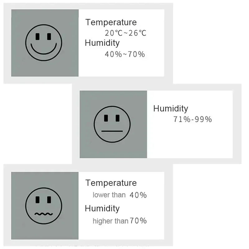 Xiaomi 1/4pcs Mini LCD Digital Thermometer Hygrometer Indoor Room Temperature Humidity Meter Sensor Gauge Weather Station Set