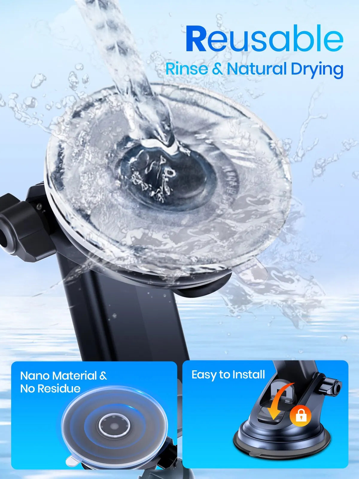 TOPK Car Phone Holder Gravity Stand for iPhone Xiaomi Samsung Car Mobile Support for Dashboard Windshield Air Vent Phone Mount