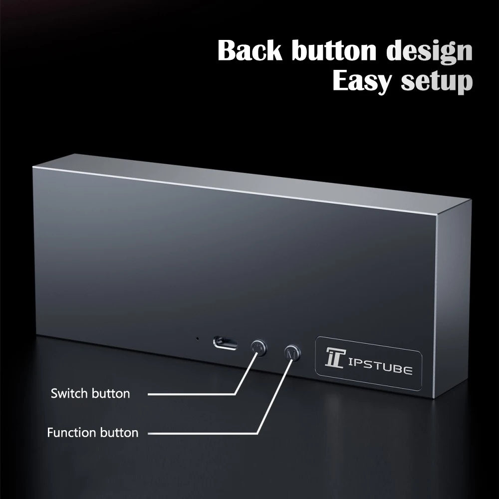 Smart RGB Quantum Clock Night Light IPS Bluetooth APP Control DIY Gaming Dispaly Screen For Gaming Room Bedroom Decor