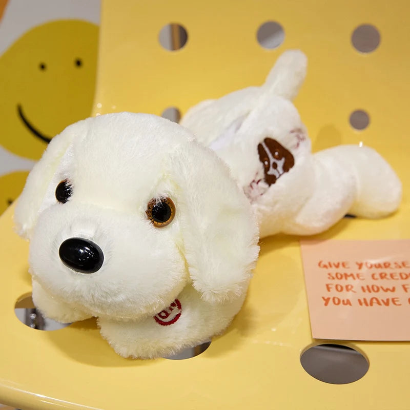 Luminous Dog Plush Toy Cute Cartoon Stuffed Soft Lying Animal Doll Anti Stress Home Decor Toys Gift Birthday Party Toys Kids