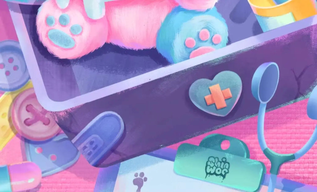 Finding Unicorn Shinwoo Ragbear Clinic Series Trend Surprise Blind Box Cure Cute Ornaments Decorative Pendants Gifts