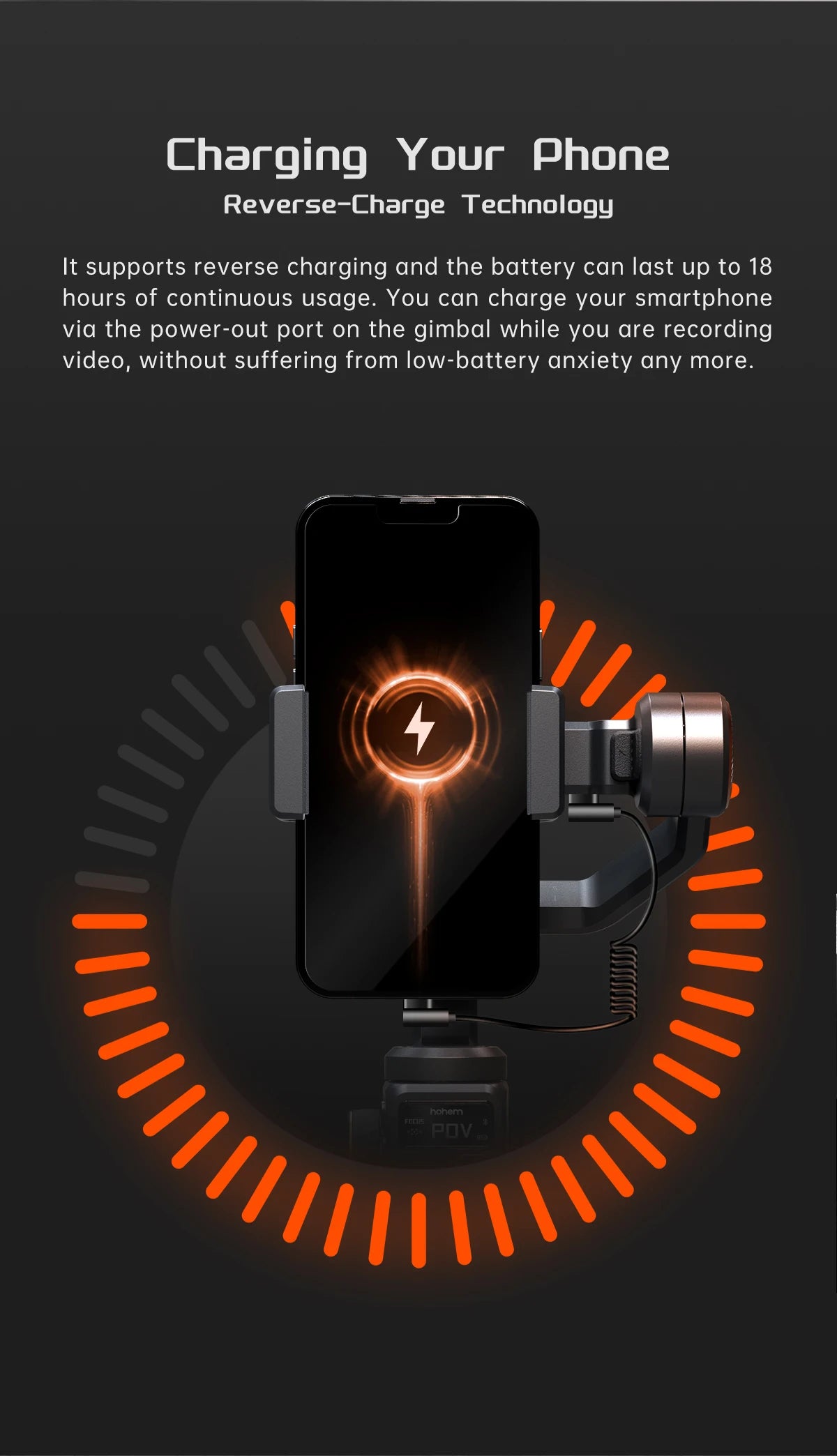 Hohem iSteady  M6 3-Axis Handheld Stabilizer hohem m7 Gimbal for Smartphone w Magnetic Fill Light Face Tracking pk weebill m7