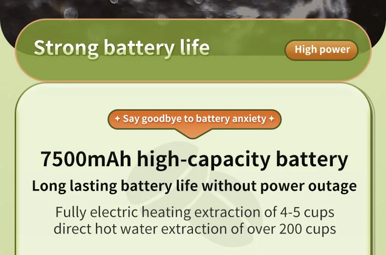 2-in-1 Wireless Electric Espresso Coffee Machine for Car & Home Camping Portable Coffee MakerCapsule Powder Travel Coffee Maker