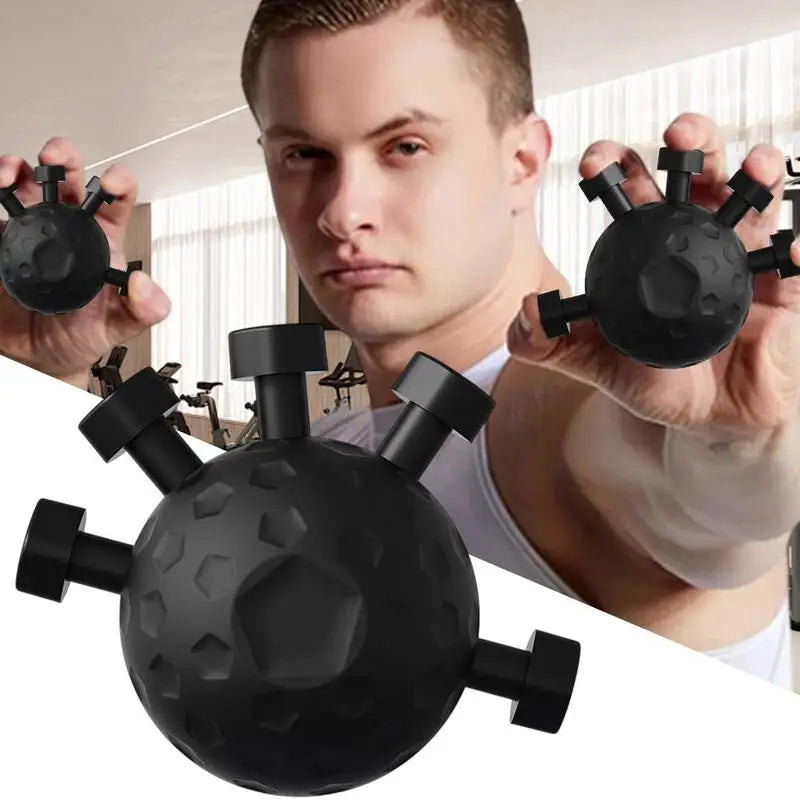 Hand Grip Gym Finger Strengthener Grip Adjustable Resistance Hand Balls Gripper Exerciser for Forearm Strength Climbing Training
