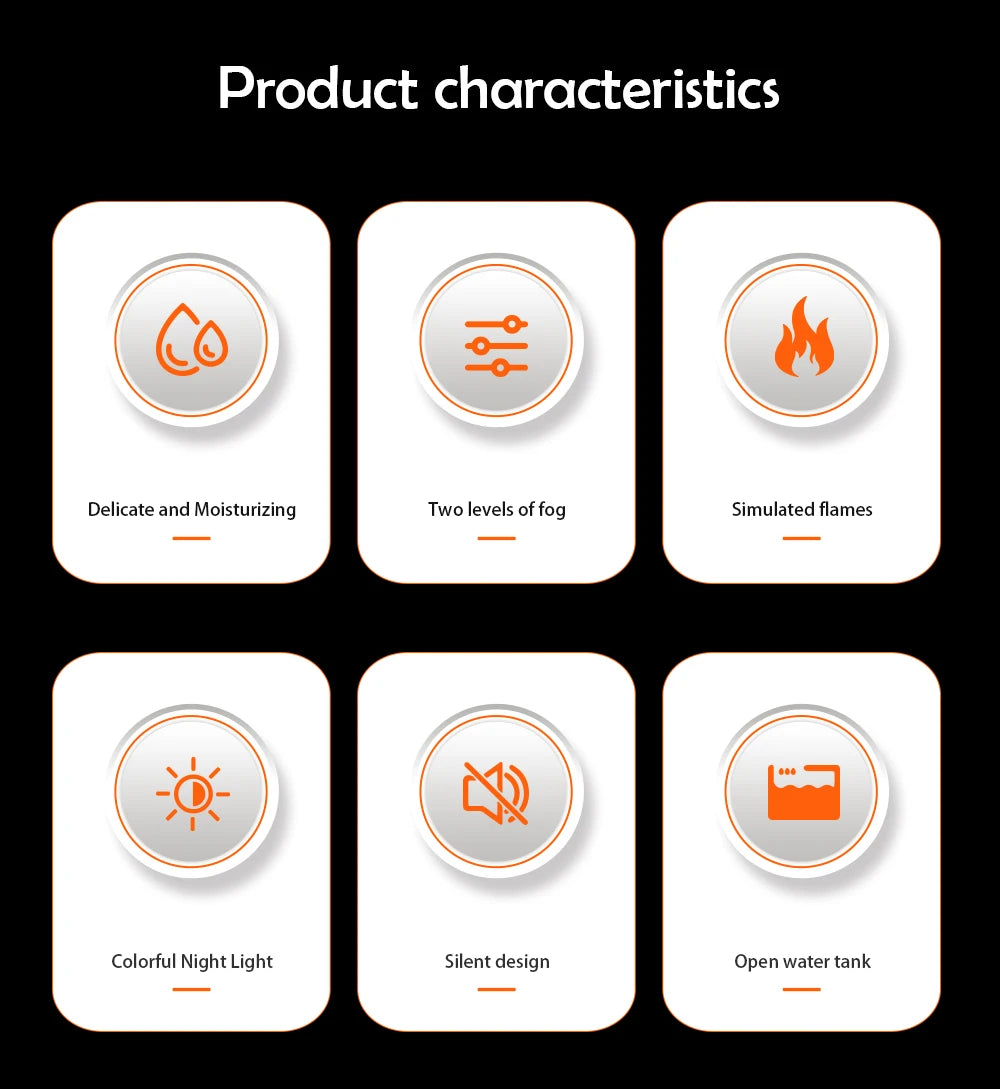 Volcano Air Humidifier Snow Mountain Essential Oils Diffuser Large Capacity Water Tank USB Aroma Diffuser Colorful Night Lights