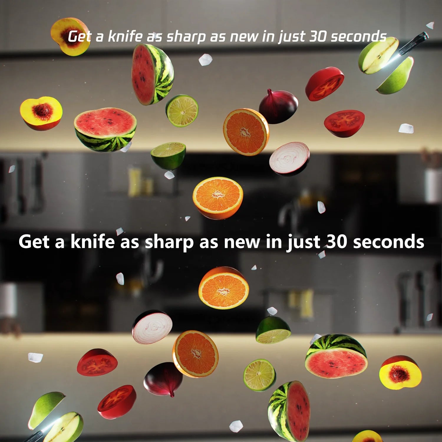 6-in-1 Multi-Function Manual Knife Sharpener Multi-Speed Adjustment Suitable for Kitchen Knives and Scissors Multi-Function Manu