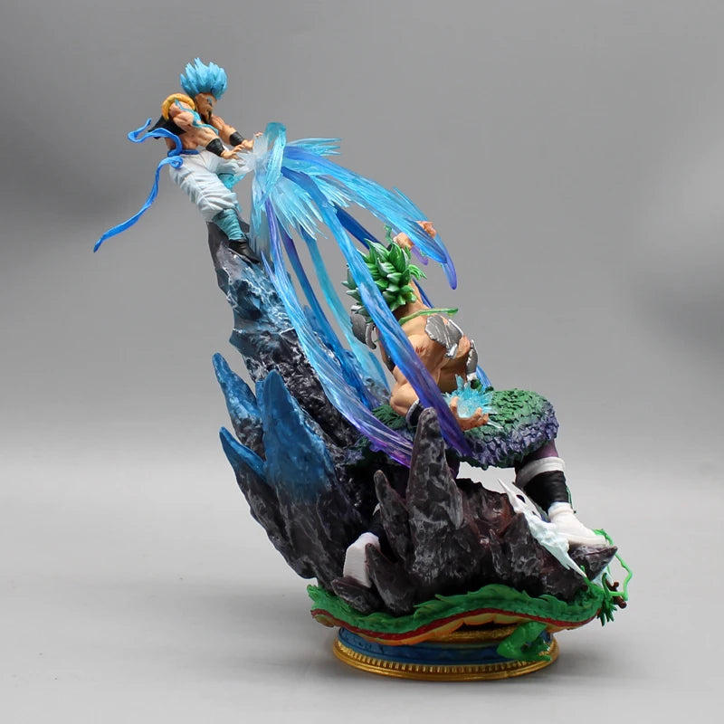 Dragon Ball Broly Gogeta Anime Figure Broly Vs Gogeta 23cm Figurine Model Pvc Statue Doll Collection Desk Decoration Toy Gifts