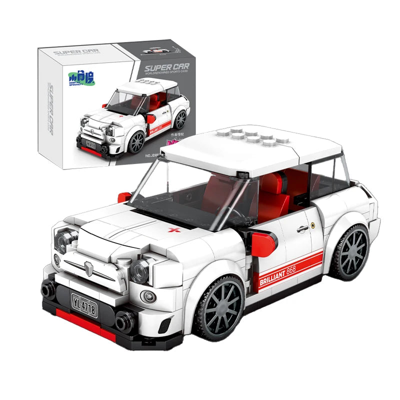 11 Types Speed Champions Car Hypercar Building Blocks MOC Construction Bricks Famous Sport Vehicle Toys Gift For Children Kids