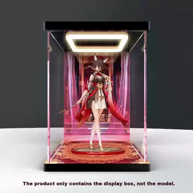 Animation Around The Hand-Held Special Display Box High-Value Light Can Open The Door Hand-Held Doll Toy Display Box Storage Box