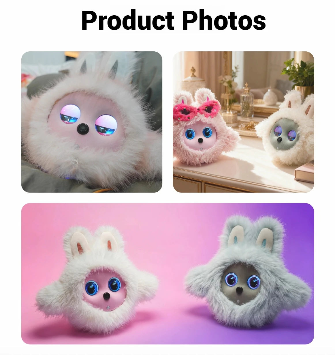 AI Robotic Pet for Adults AI Companion ChatGPT Dialogue Touch Interaction Little Assistant of Life Support Role Switching