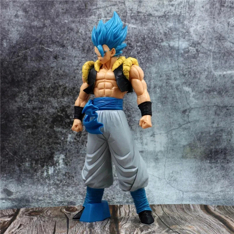 31CM Dragon Ball Z Super Saiyan Blue Gogeta Figure Toys Anime DBZ PVC Figurines Collection Model Desktop Decoraction Gifts Kids