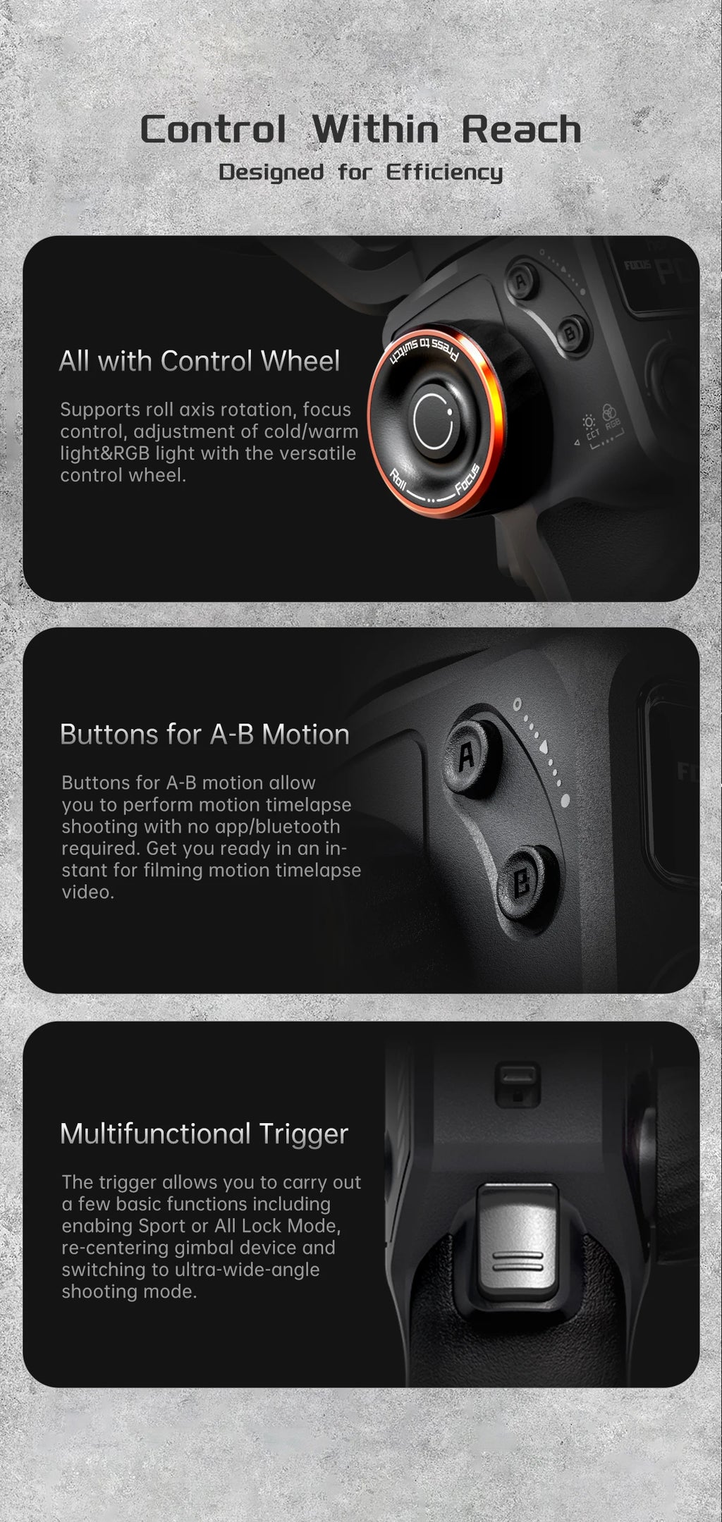 Hohem iSteady  M6 3-Axis Handheld Stabilizer hohem m7 Gimbal for Smartphone w Magnetic Fill Light Face Tracking pk weebill m7