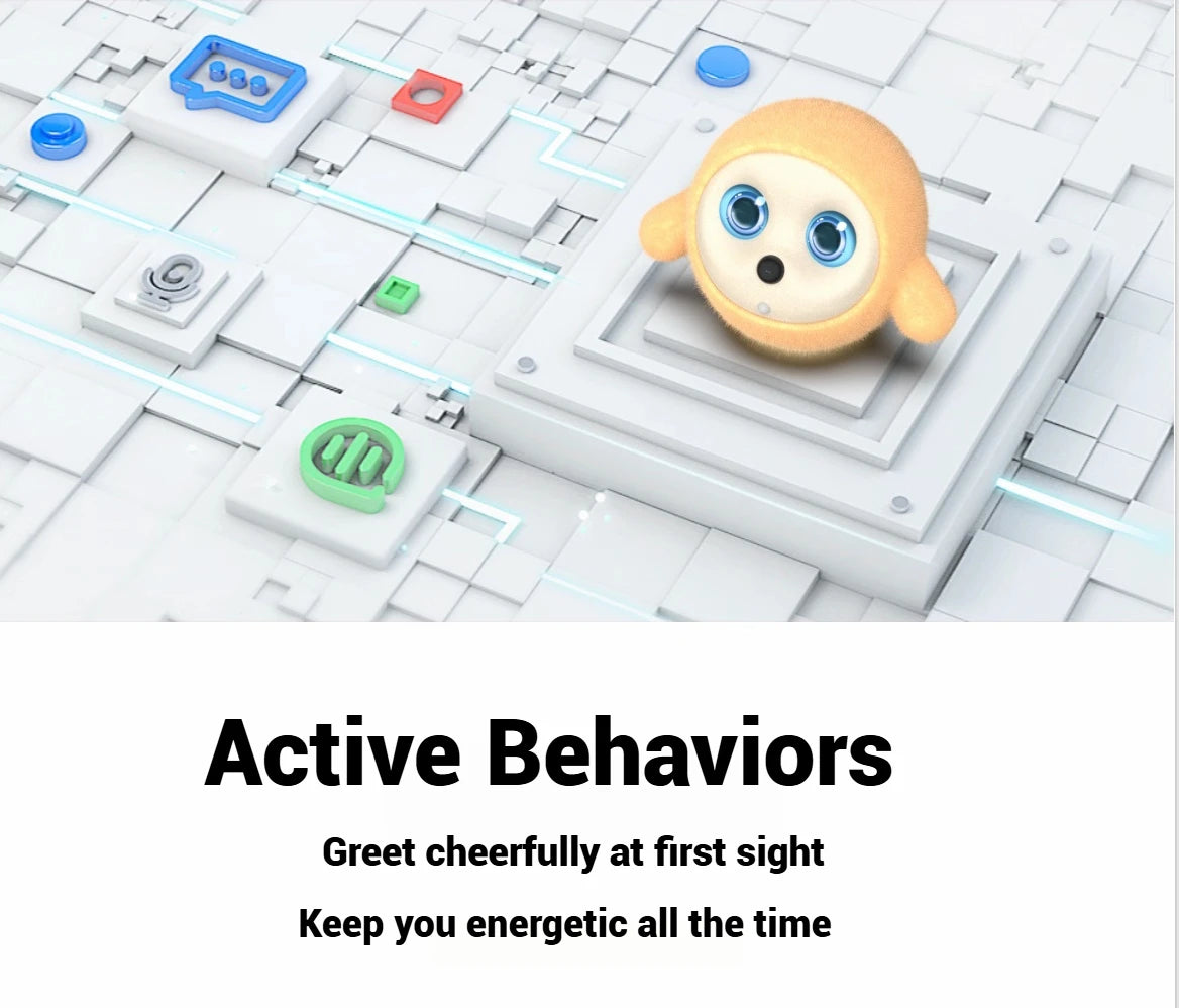 AI Robotic Pet for Adults AI Companion ChatGPT Dialogue Touch Interaction Little Assistant of Life Support Role Switching