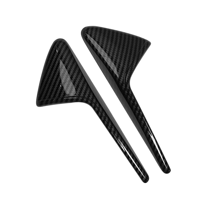 For Tesla Model 3/Y Side Camera Protection Cover Carbon Fiber Fender Trim Cover Car Modification Accessories Tesla 2017-2023