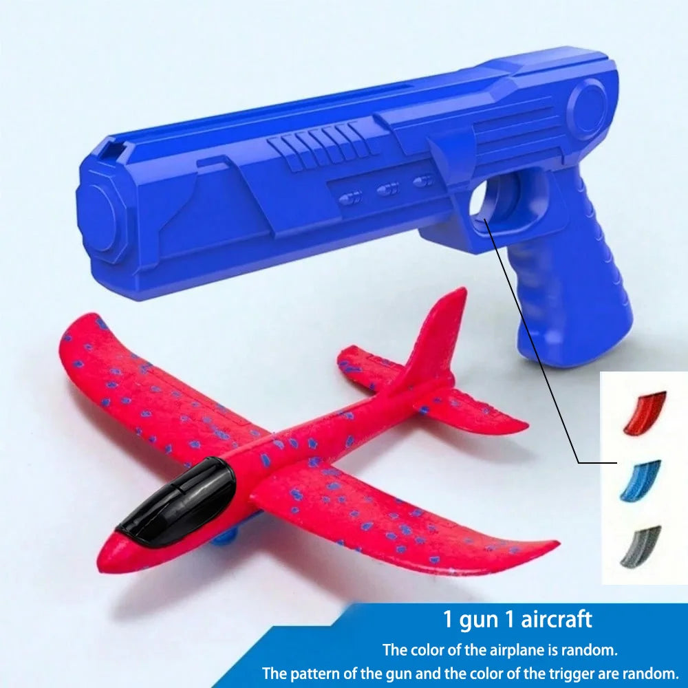Kids' Catapult Planes, Foam Planes, Gliders, Parent-Child Outdoor Shooting Flying Toys (Separate Accessory Packs for Purchase)