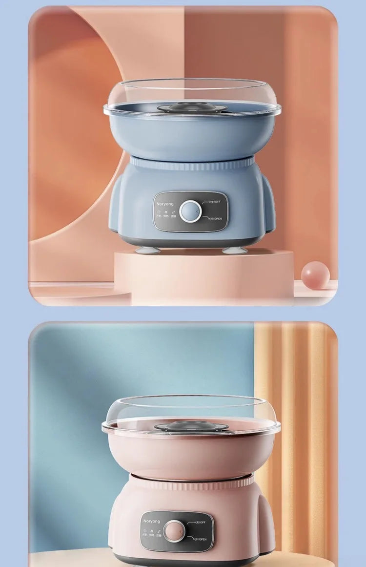 Cotton candy machine children's fully automatic cotton candy making machine handmade mini fancy colored sugar Christmas gift