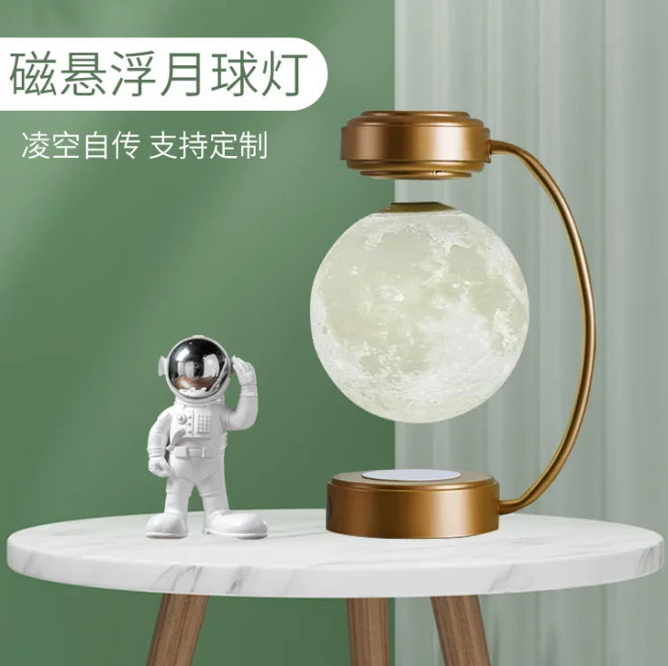 Magnetic Levitation Moon Lamp 3D Creative Suspended Moon Lamp Home Creative Suspended Ornaments