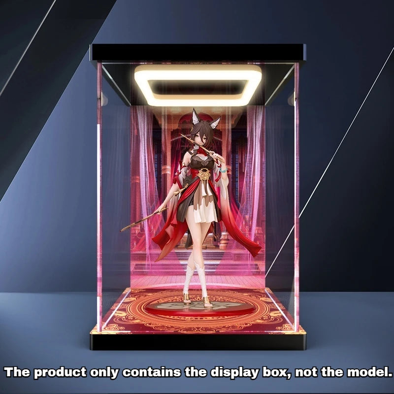 Animation Around The Hand-Held Special Display Box High-Value Light Can Open The Door Hand-Held Doll Toy Display Box Storage Box