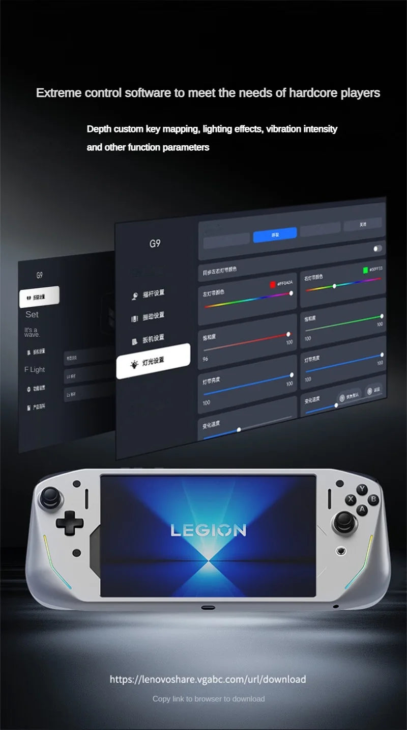 NEW Legion G9 Wireless Gamepad Customized 200K Hall Linear Trigger RGB Light Tyepe High Precision Suit For Y700 Tablet Gift