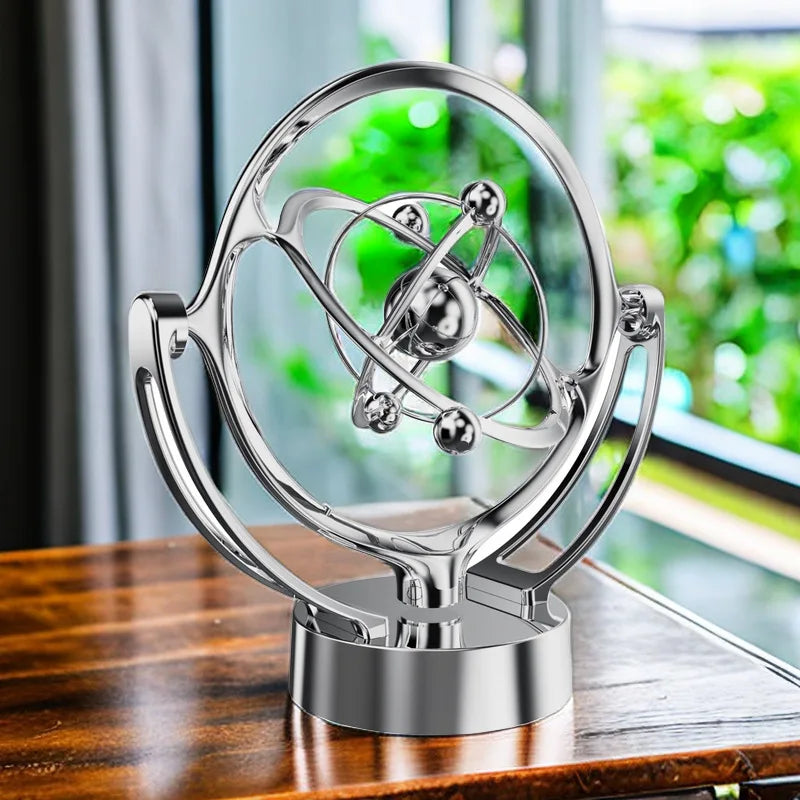 Rotating Magnetic Wobbler Earth Perpetual Motion Desktop Model Celestial Orbit USB Decor Ornament Unique Planetarium Track Gift