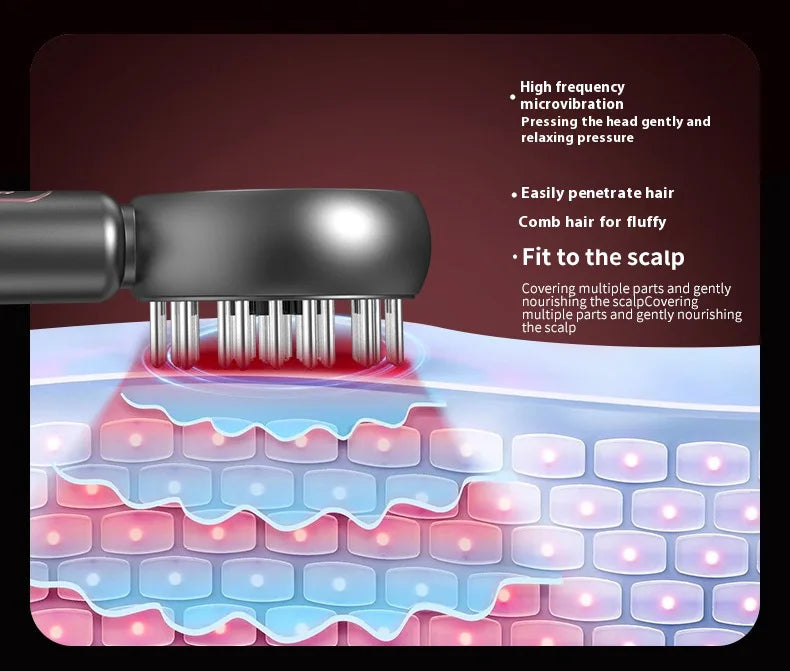 Scalp Massaging BrushShiatsu Hair Scalp Massager Electric Massager for Scalp & Hair Handheld Portable Massager Deep Muscle Relax