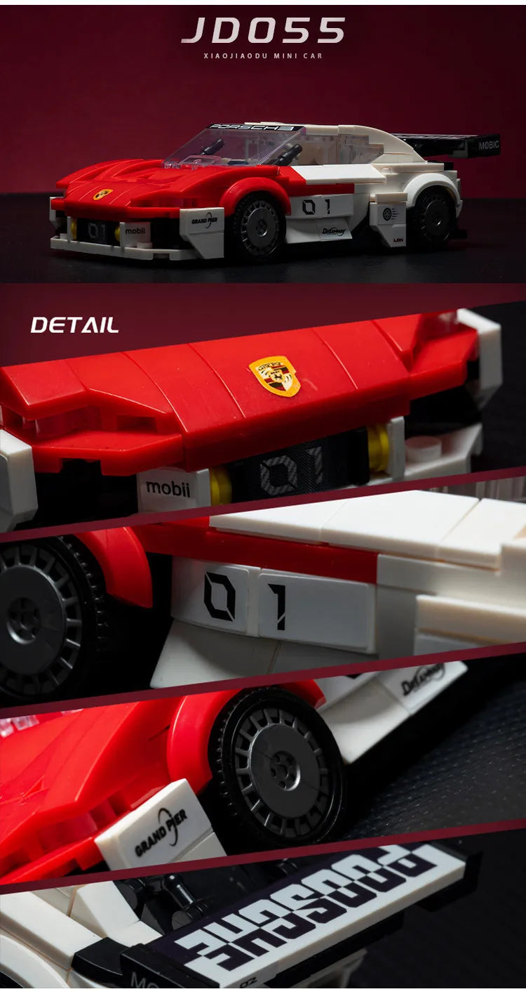 11 Types Speed Champions Car Hypercar Building Blocks MOC Construction Bricks Famous Sport Vehicle Toys Gift For Children Kids