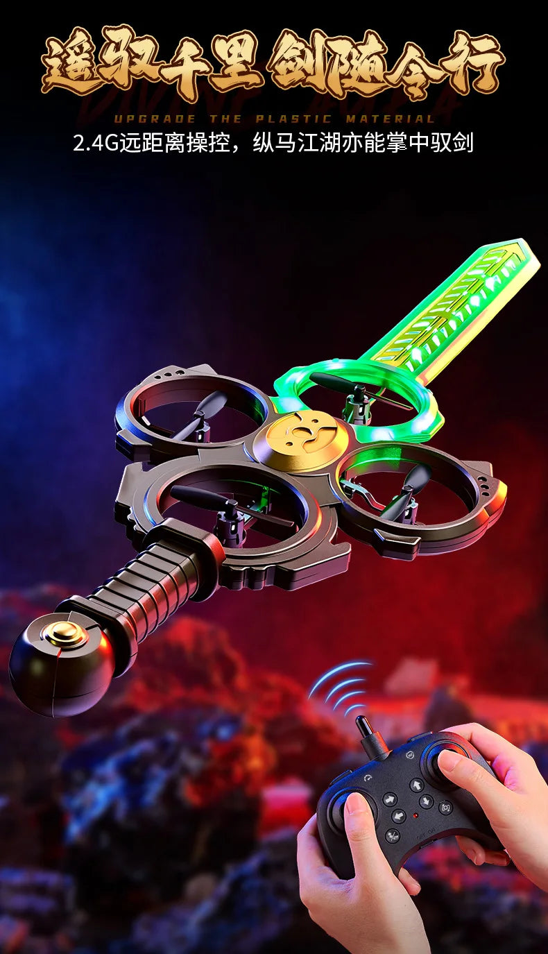 Hot Gesture Remote Control Flying Sword Flying Aircraft Flying Sword Stunt Aircraft Rolling One Key Lift Boy Christmas Toy Gift