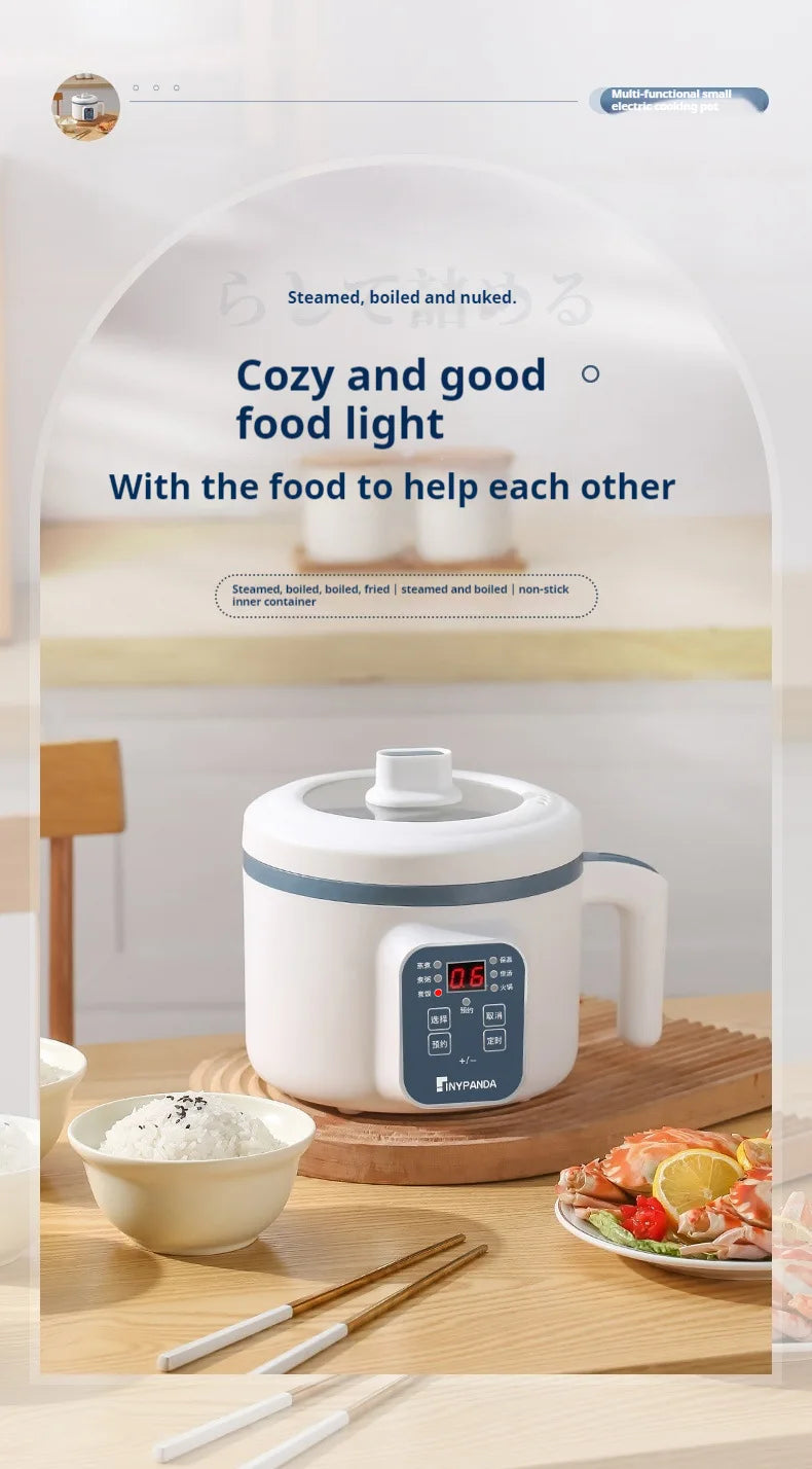 Mini Electric Rice Cooker Single Double Layer  Intelligent Automatic Home Kitchen Cooker 1-2 People MultiCooker Steamed Rice Pot