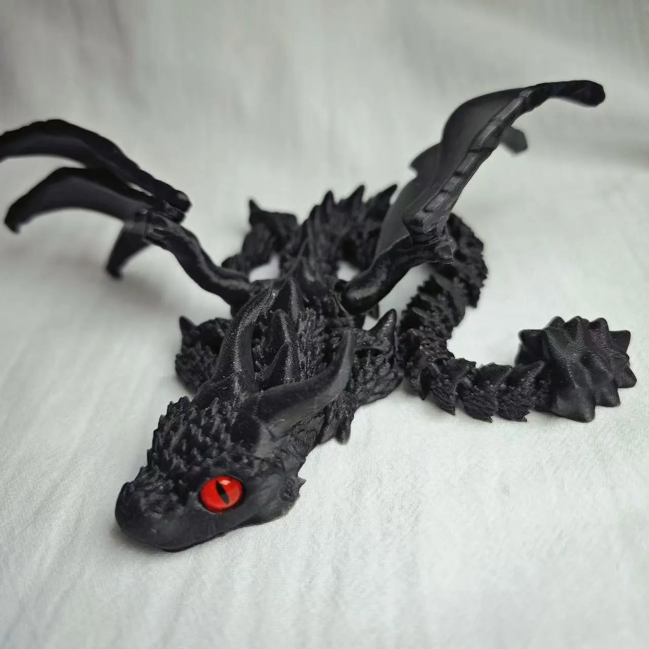 3D Printed Magic Dragon Movable Joint Fidget Toy Rotatable Articulated Office Desktop Ornament Adults Kid Toy Crafts Gift