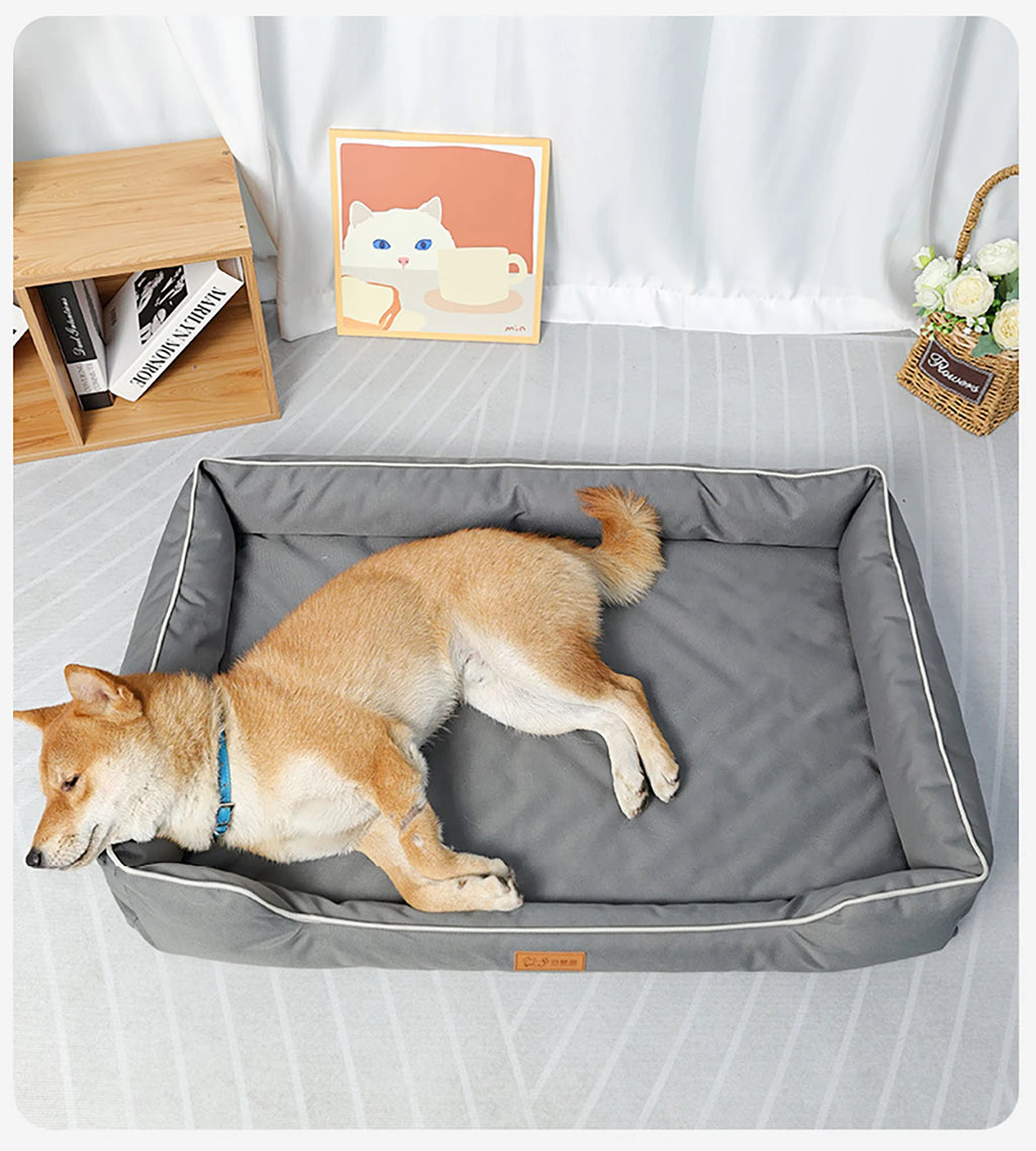 Removable Waterproof Dog Bed Upgrade 900D Oxford More Waterproof More Bite-resistant Dogs Beds for All Seasons Dog Accessories
