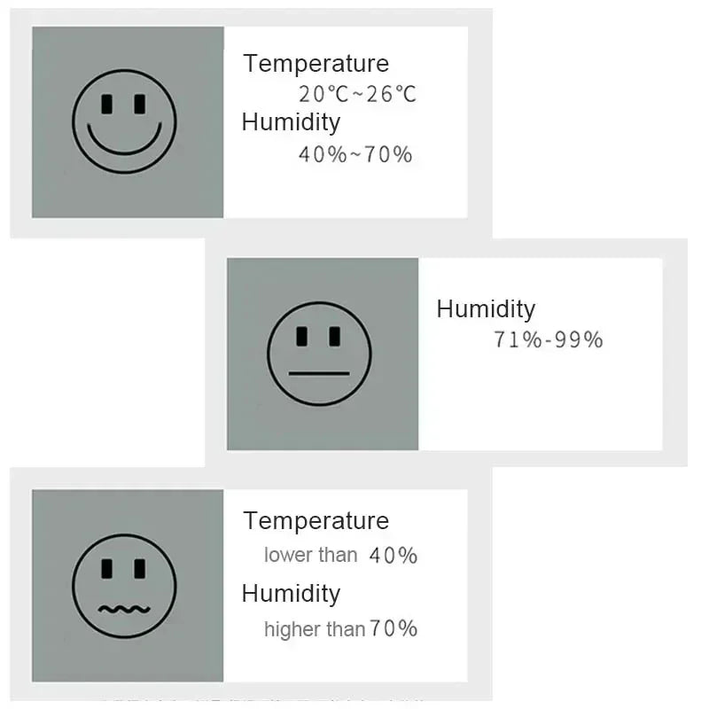 Xiaomi 1/4pcs Mini LCD Digital Thermometer Hygrometer Indoor Room Temperature Humidity Meter Sensor Gauge Weather Station Set