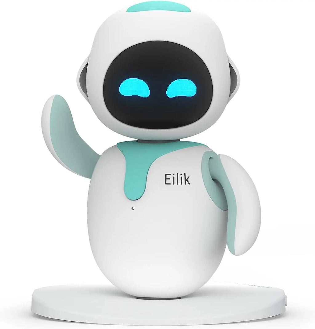 Eilik - Cute Robot Pets Toys with Abundant Emotions, Animations & Mini-Games, Your Perfect Desk Touch Interactive Companion.