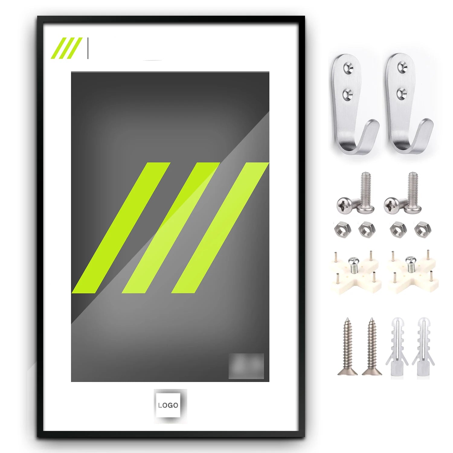 Wall Mount Display for LEGO 42171 Mercedes-AMG F1 W14 E 42207 Ferrari SF-24 F1 42206 Red Bull Racing RB20 F1--Display Wall only