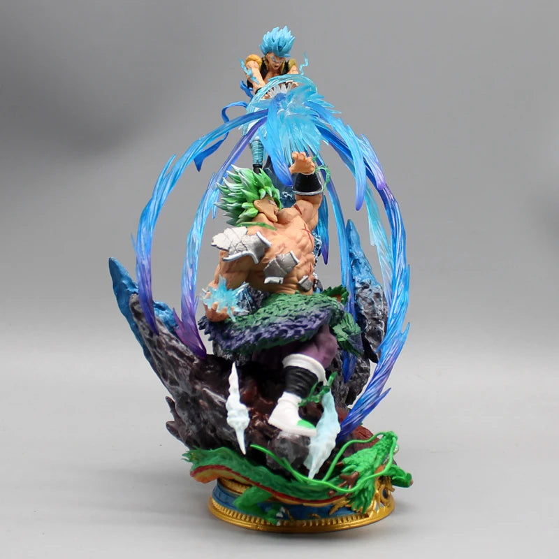 Dragon Ball Broly Gogeta Anime Figure Broly Vs Gogeta 23cm Figurine Model Pvc Statue Doll Collection Desk Decoration Toy Gifts