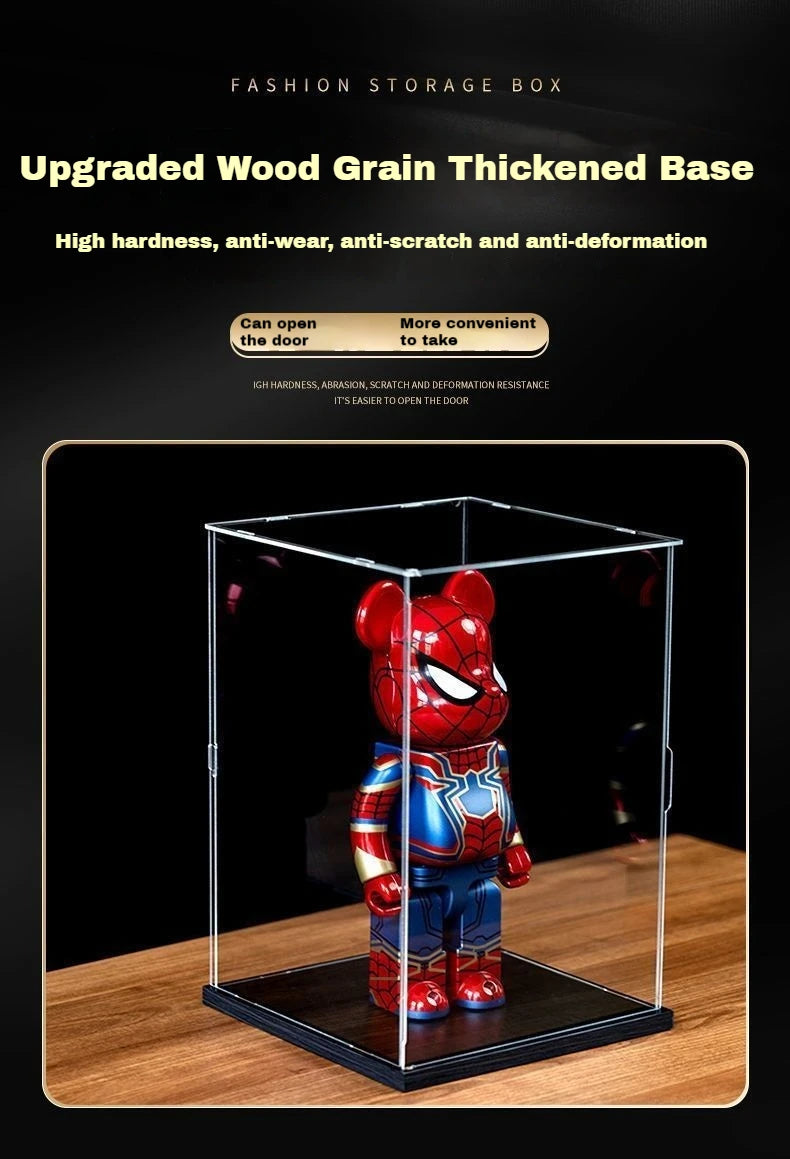 Animation Around The Hand-Held Special Display Box High-Value Light Can Open The Door Hand-Held Doll Toy Display Box Storage Box