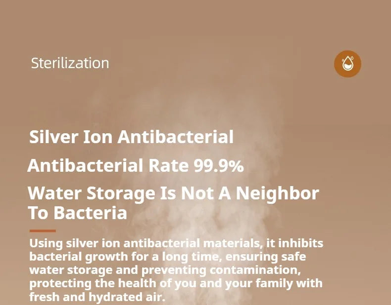 MSS 2-in-1 Air Purifier Cool Mist Humidifier - Double Nozzle & Night Light, Ideal for Bedroom, Living Room & Office Desktop