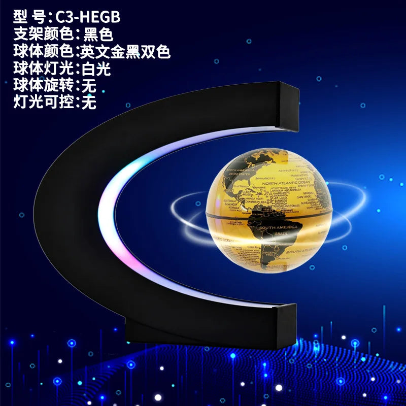 Magnetic Floating Levitation Globe LED World Map Electronic Antigravity Lamp Novelty Ball Light Home Decor Lamps Birthday Gifts