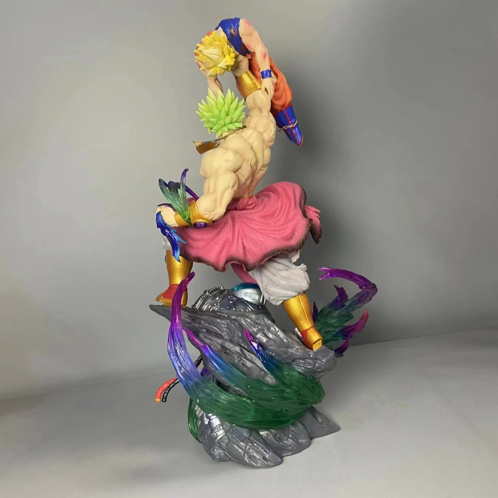 Broli Vs Goku Anime Figure Dragon Ball Broli 28cm Figurine Pvc Statue Model Doll Desk Decoration Collectible Toys Christmas Gift