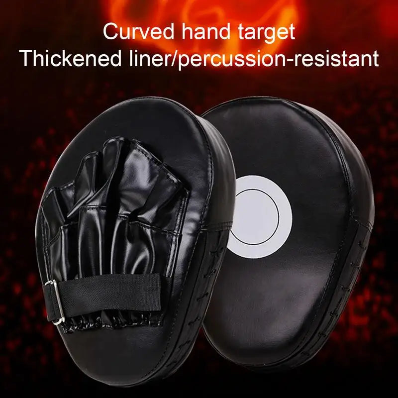 Boxing Hand Target Thickened Curved Boxing Pads Boxing Target Pads Fight Punching Bag PU Leather Punching Mitts for  Boxing