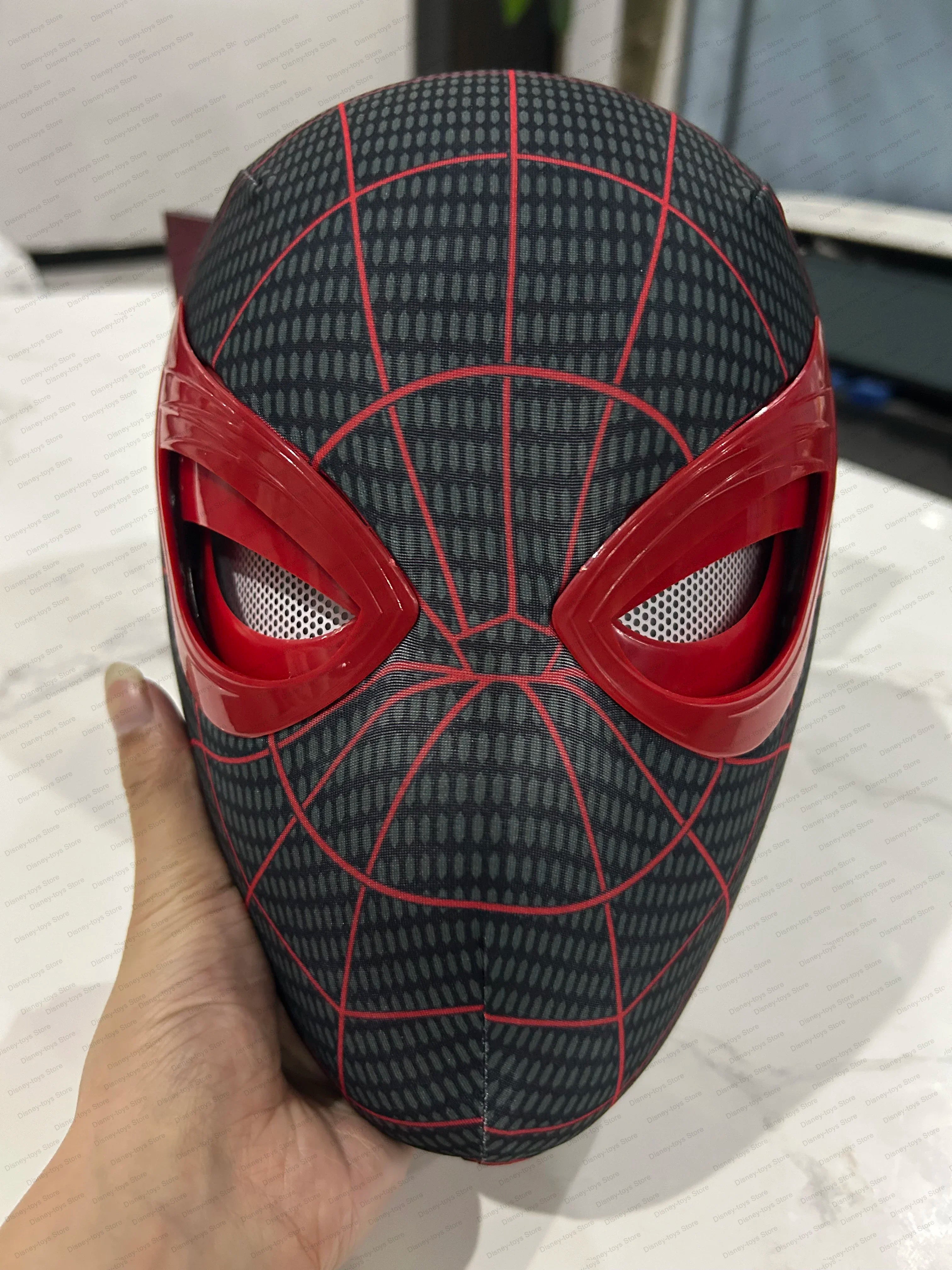 Spiderman Mask Eyes Movable Remote Control Peter Parker Spiderman Toys Children Halloween Cosplay Costume Mask Christmas Gifts