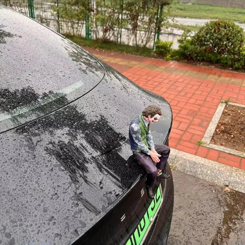 Anime Joker Car Interior Decorate Accessories Rear of Car Ornaments Center Console Accessories Cartoon Movie Gifts Doll Kid Toys