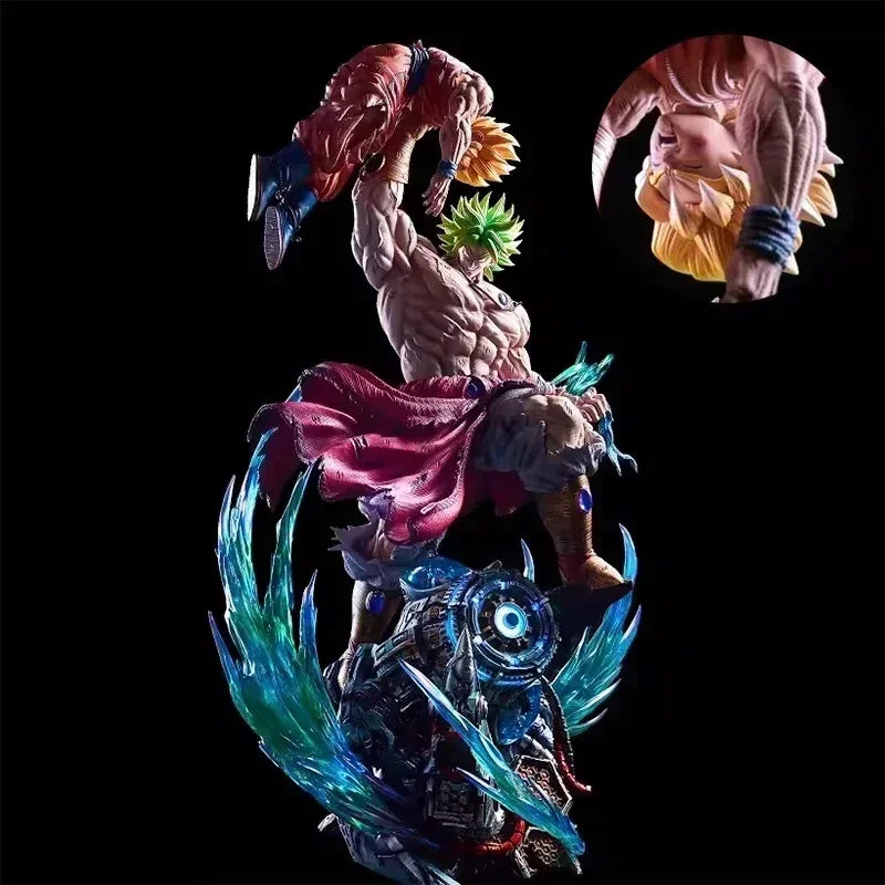 Broli Vs Goku Anime Figure Dragon Ball Broli 28cm Figurine Pvc Statue Model Doll Desk Decoration Collectible Toys Christmas Gift
