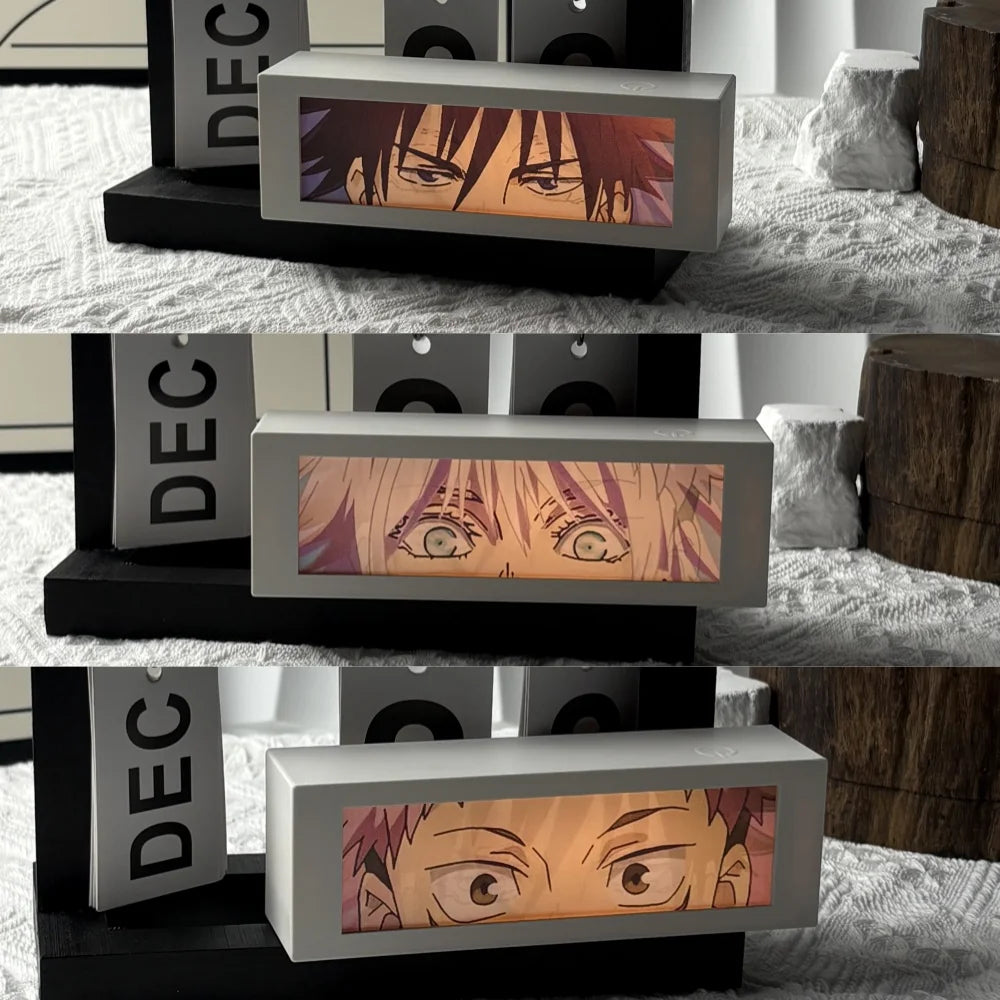 LED Anime Motion Light Box for Bedroom Decoration  Box Birthday Gifts Bedside Night Lamp Table Lamps Room Halloween