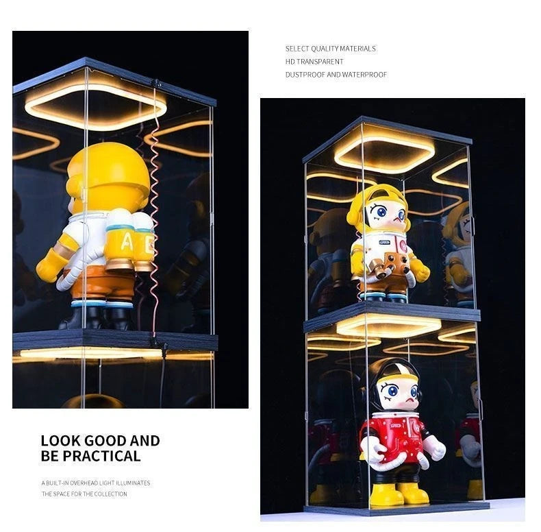 Animation Around The Hand-Held Special Display Box High-Value Light Can Open The Door Hand-Held Doll Toy Display Box Storage Box