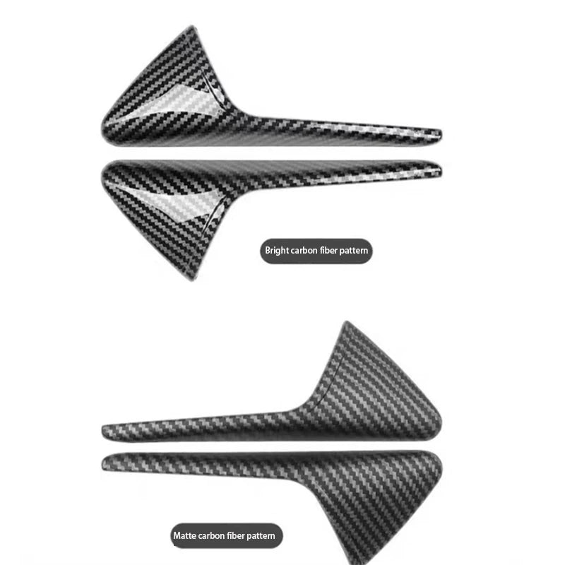 For Tesla Model 3/Y Side Camera Protection Cover Carbon Fiber Fender Trim Cover Car Modification Accessories Tesla 2017-2023
